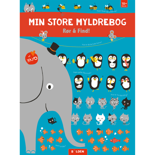 Min store myldrebog - Rør og find - Papbog