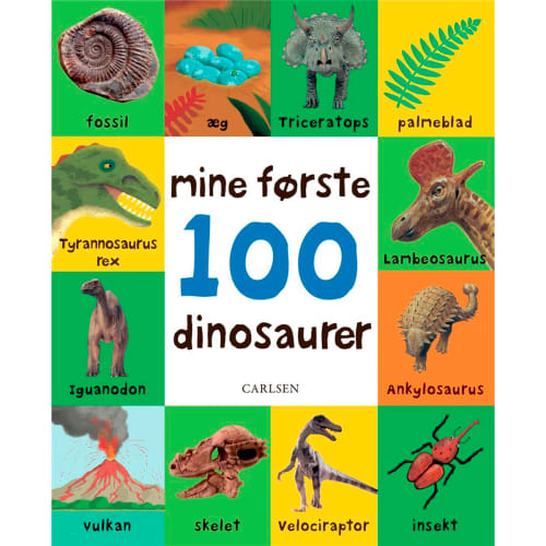 Mine første 100 dinosaurer - Papbog