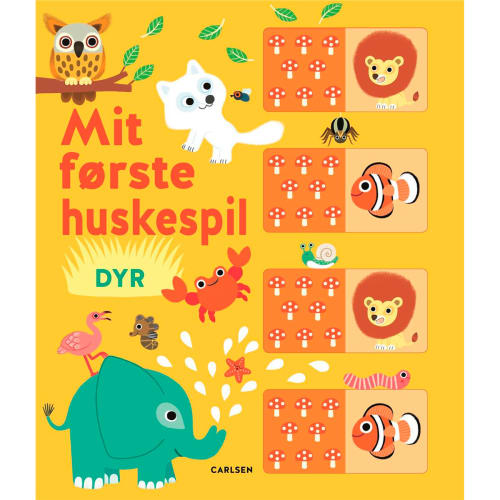 Mit første huskespil - Dyr - Papbog