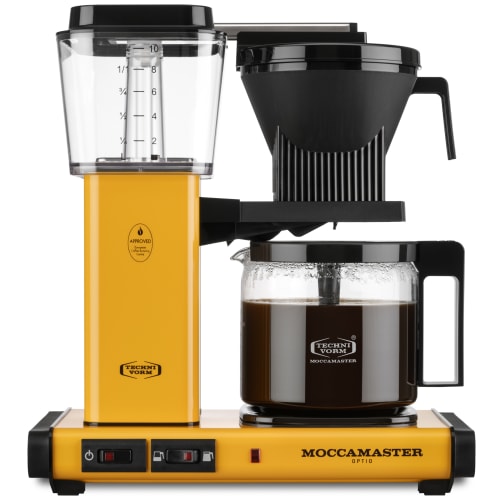 Se Moccamaster kaffemaskine - MOCCAMASTER Optio - Yellow Pepper hos Coop.dk