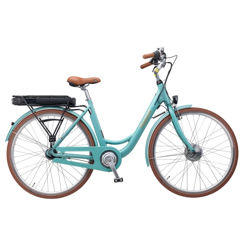 Mustang Dagmar Electric 28" elcykel med 7 gear - Mint Green