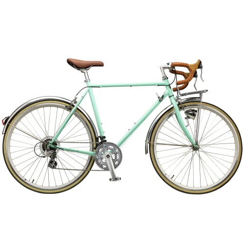 Se Mustang Vintage Race 28" racercykel med 14 gear - Mint green hos Coop.dk