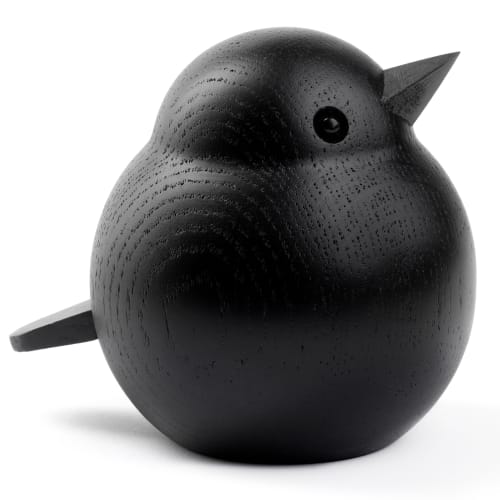 Novoform figur - Mor spurv - Sortbejdset eg