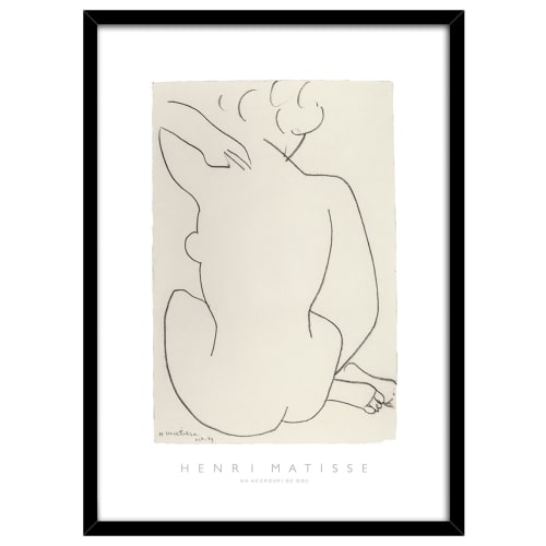 Nude plakat i ramme - af Henri Matisse