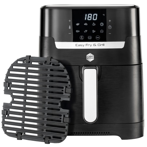 Obh Nordica Airfryer Easy Fry & Grill Precision 2in1 Black Digital