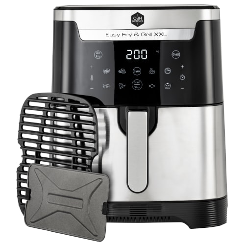 Billede af OBH Nordica airfryer - Easy Fry & Grill - XXL 2 in 1 - Sølv