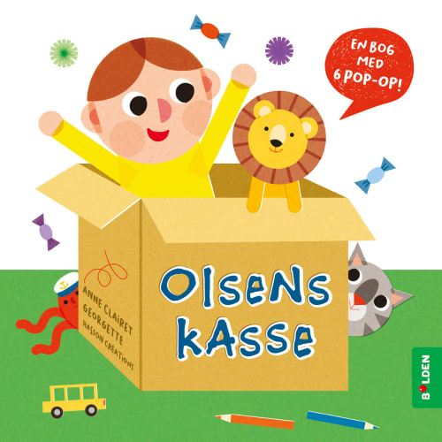 Billede af Olsens kasse - en pop-op-bog hos Coop.dk