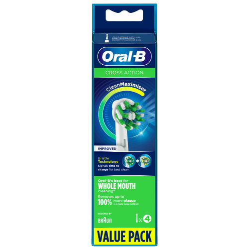 Billede af Oral-B børstehoveder - CrossAction - 4 stk. hos Coop.dk