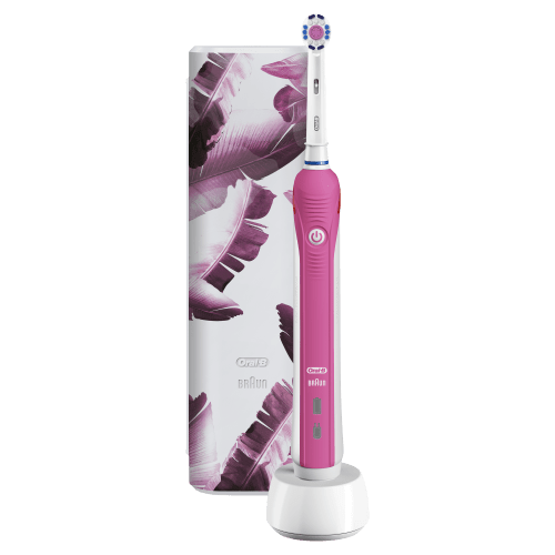 Oral-B eltandbørste - Pro 1 750 - Pink Design Edition