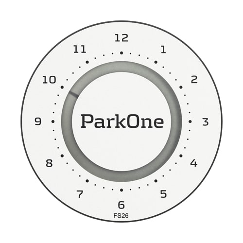 ParkOne 2 p-skive - Alpine White