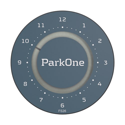 ParkOne 2 parkeringsskive - Dolphin Grey