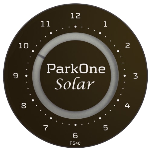 ParkOne Solar p-skive med solceller