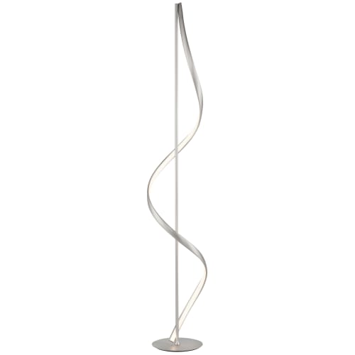 Paul Neuhaus gulvlampe - Q-Swing - Børstet stål