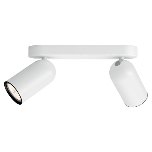 Philips myLiving loftlampe med 2 spots - Pongee - Hvid