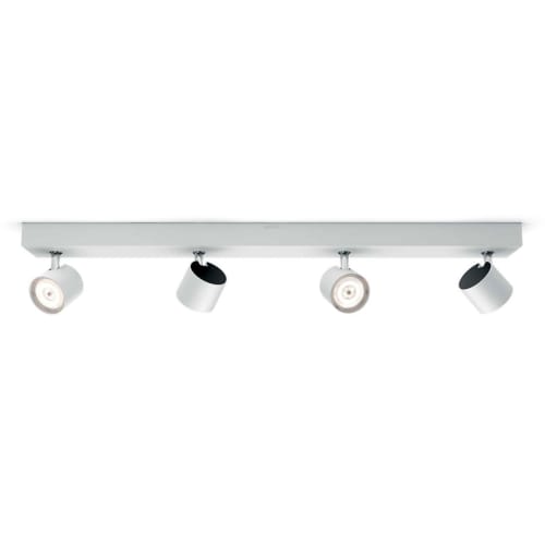 Philips spotlampe med 4 spots - WarmGlow Star - Hvid