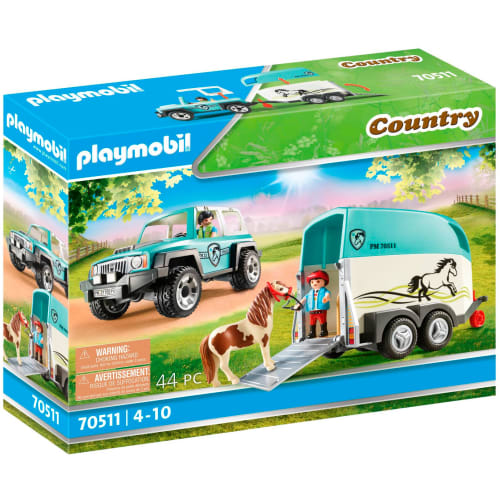 Playmobil country lastbil med ponyanhænger