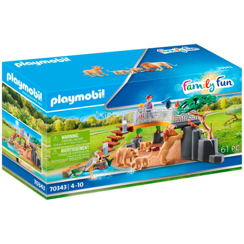 Playmobil Family Fun løver i indhegning
