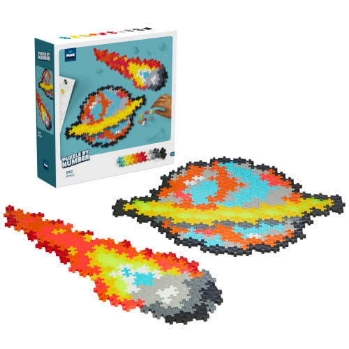 Plus Plus Byggesæt Puzzle Number Space