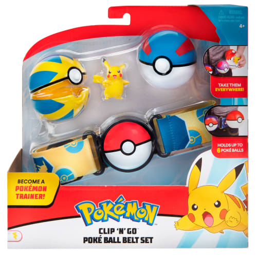 Pokémon bæltesæt - Clip 'N Go - Pikachu