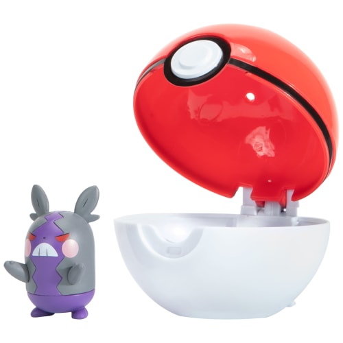 Pokémon pokéball med figur - Clip 'N' Go - Morpeko