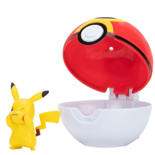 Pokémon pokéball med figur - Clip 'N' Go - Pikachu