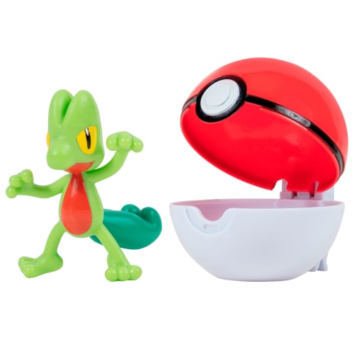 Pokémon pokéball med figur - Clip 'N' Go - Treeko