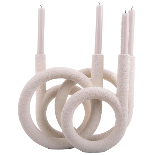 Present Time lysestage - Rings - Hvid