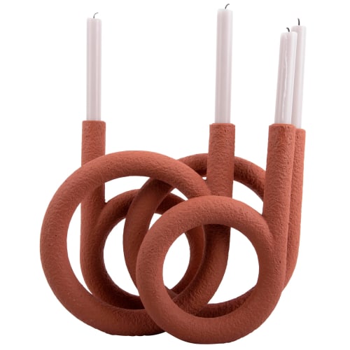 Present Time lysestage - Rings - Terracotta