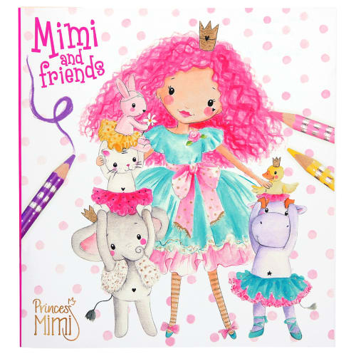 Princess Mimi malebog - Mimi and friends