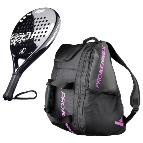 Pro Kennex padel sæt - Sort/pink