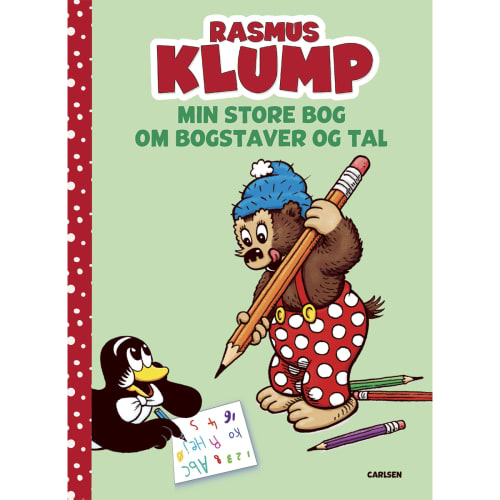 4: Rasmus Klump - Min store bog med bogstaver og tal - Indbundet