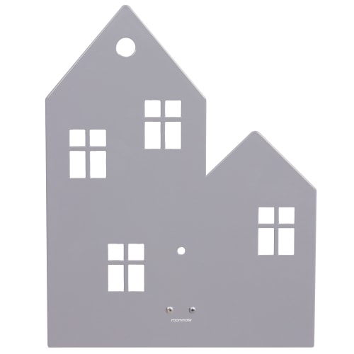 Roommate børnelampe - Town House Silhouette - Grå