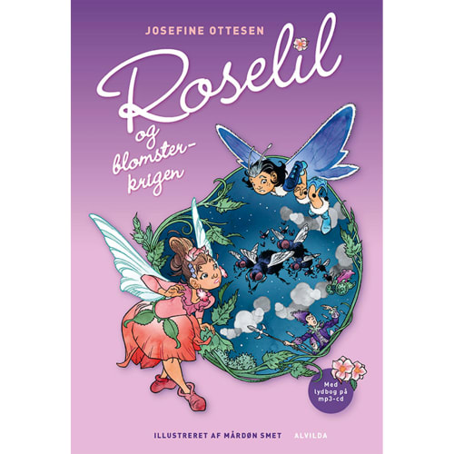 Roselil og blomsterkrigen - Roselil 2 - Inkl. CD - Indbundet