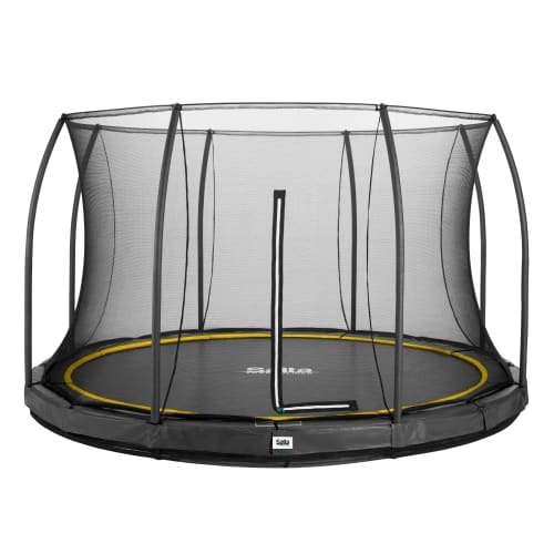 Salta Trampolin Comfort Edition Ground Ø366 cm, sort inkl. sikkerhedsnet