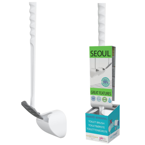Sanimaid toiletbørste - Seoul - Hvid