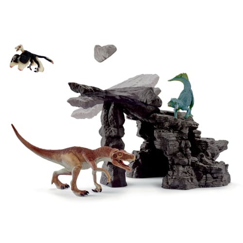 Schleich dino med grotte
