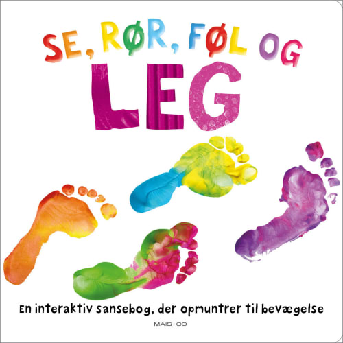 Billede af Se, rør, føl og leg - Papbog