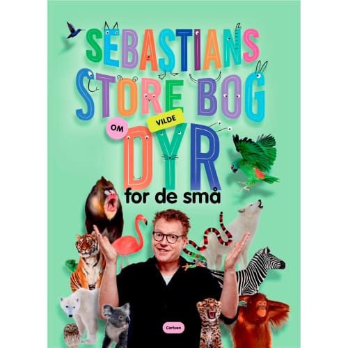 Sebastians store bog om vilde dyr for de små - Papbog