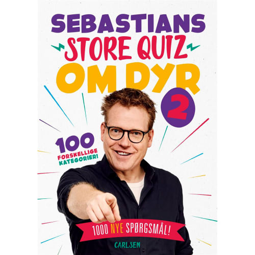 Sebastians store quiz om dyr 2 - Indbundet