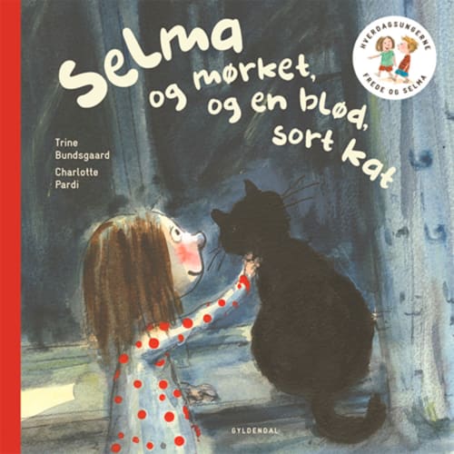 Billede af Selma og mørket og en blød, sort kat - Frede og Selma 3 - Indbundet hos Coop.dk