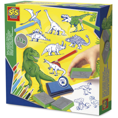 13: SES Creative stempelsæt - Dinosaurer
