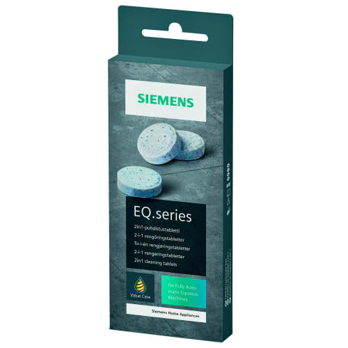 Siemens rengøringstabletter - EQ.series
