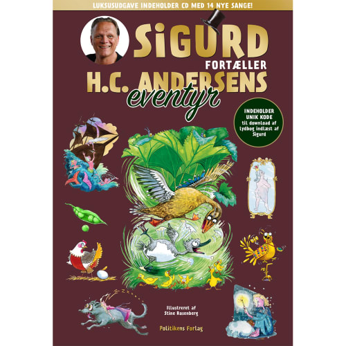 Billede af Sigurd fortæller H. C. Andersens eventyr - Luksusudgave - Hardback