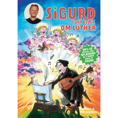 Sigurd fortæller om Luther - Inkl. CD - Hardback