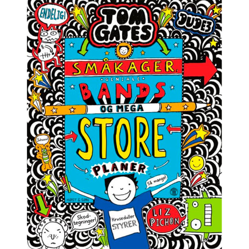Småkager, geniale bands og mega store planer - Tom Gates 14 - Hæftet
