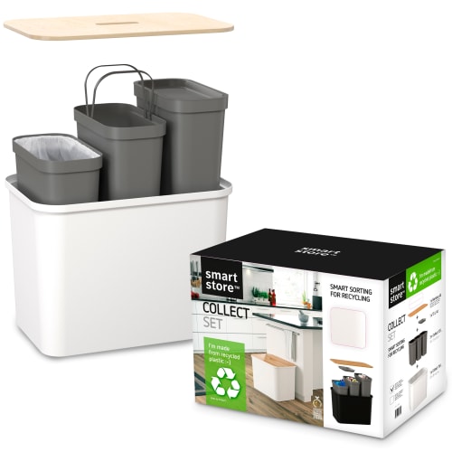 SmartStore affaldsspandesæt - Collect - Hvid