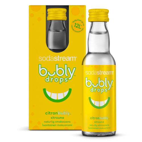 Billede af Sodastream smagskoncentrat - Bubly drops - Citron aroma