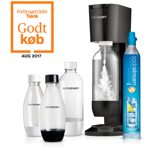 Sodastream sodavandsmaskine - Genesis Mega Pack - Metallic Black