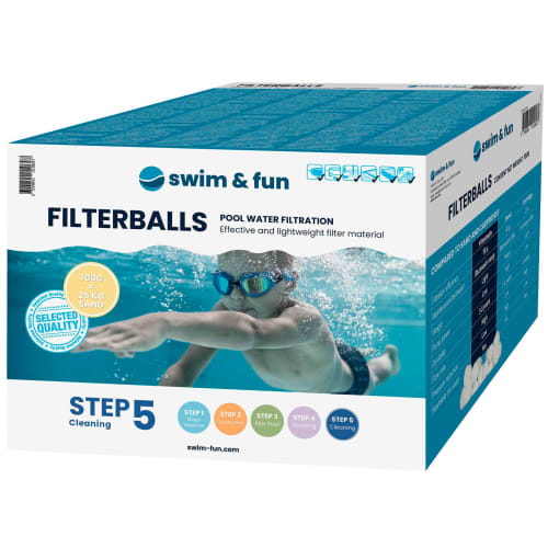 Billede af Swim & Fun filterkugler til pool - 700 g hos Coop.dk