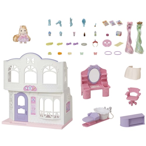 Billede af Sylvanian Families dukkehusfigur - Frisørsalon med figur hos Coop.dk